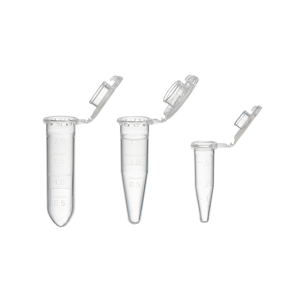 Lo-Protein™ Low Protein Binding Micro Centrifuge Tubes, 0.5 mL, Low Protein Binding, Lid-lock Micro Centrifuge Tubes, Conical bottom, Maximum RCF 30000xg, 400piece(s)/case