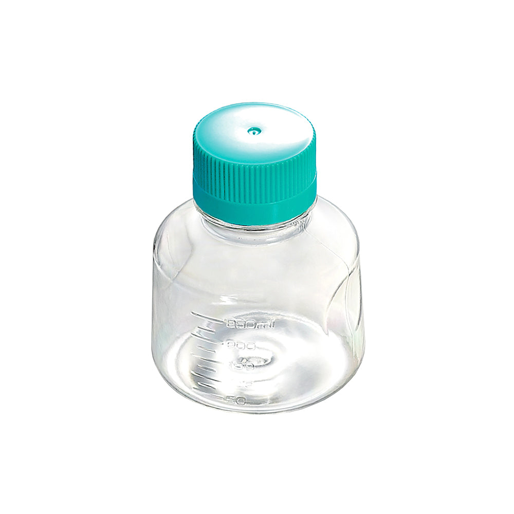 GPPS Sterile Chemical-Resistant 250 mL Solution Bottles for Cell Culture