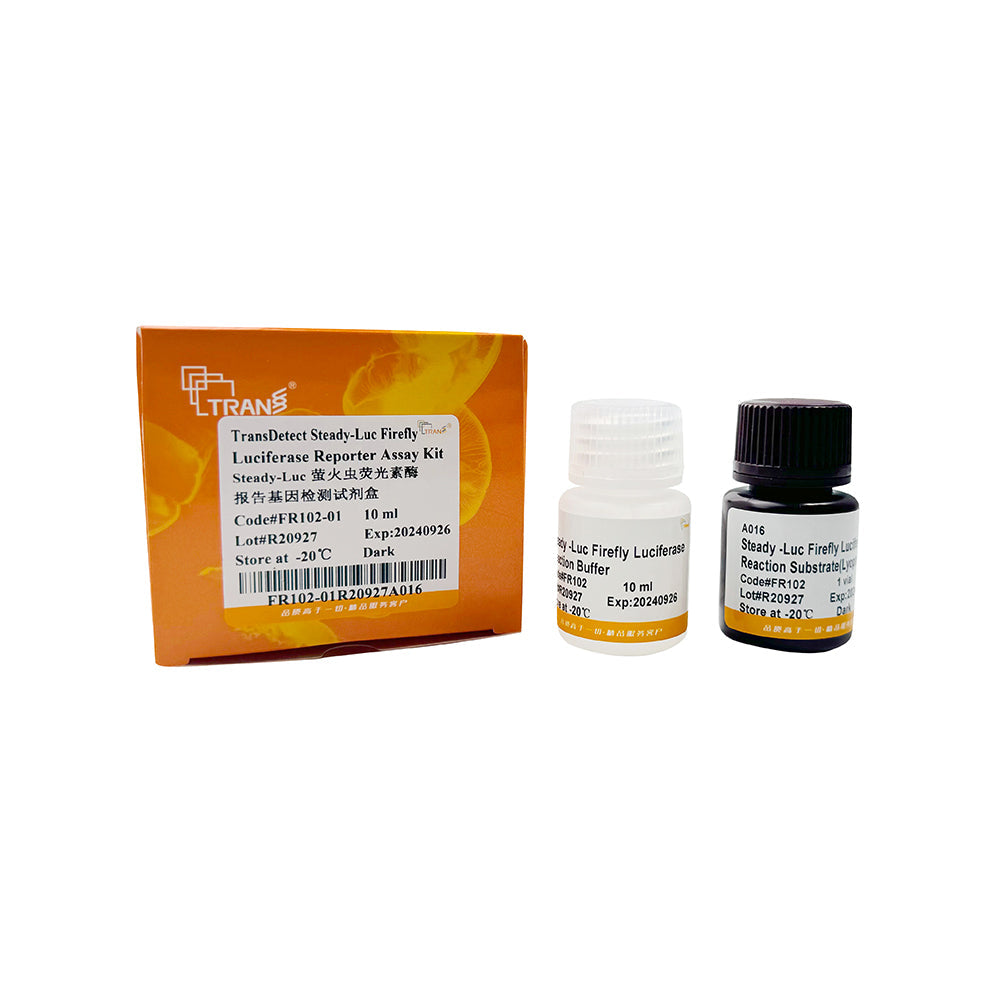 TransDetect® Steady-Luc 螢火蟲螢光素酶報告基因檢測試劑盒 - 10 mL