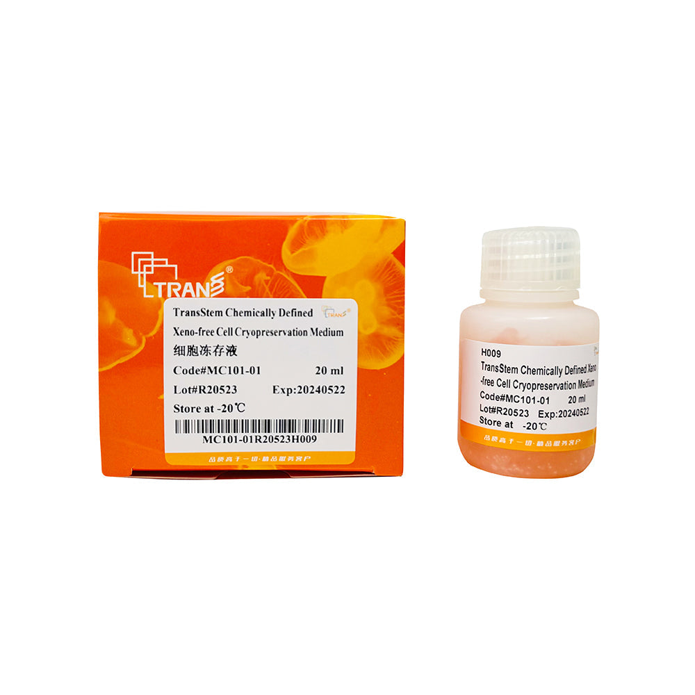 TransStem® 化學定義的無異種細胞冷凍保存培養基 - 1000 毫升