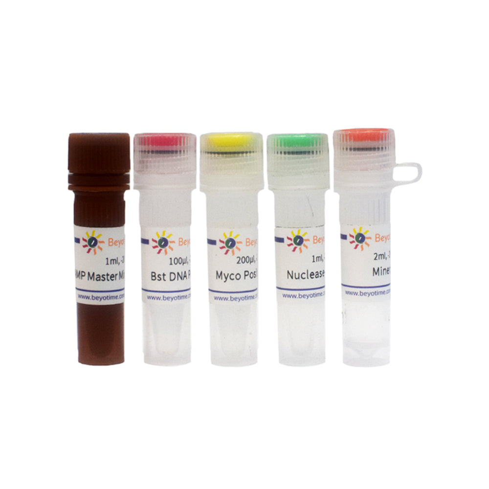 BeyoColor™ 支原體比色法 LAMP 檢測試劑盒，100T