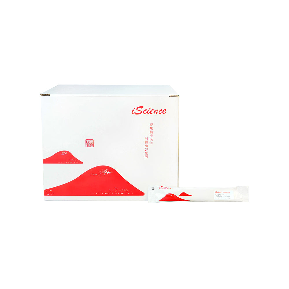 100 包 Tris-HEPES-SDS 溶液速溶顆粒，0.5 公升/袋濃度，室溫儲存，適合常溫運輸