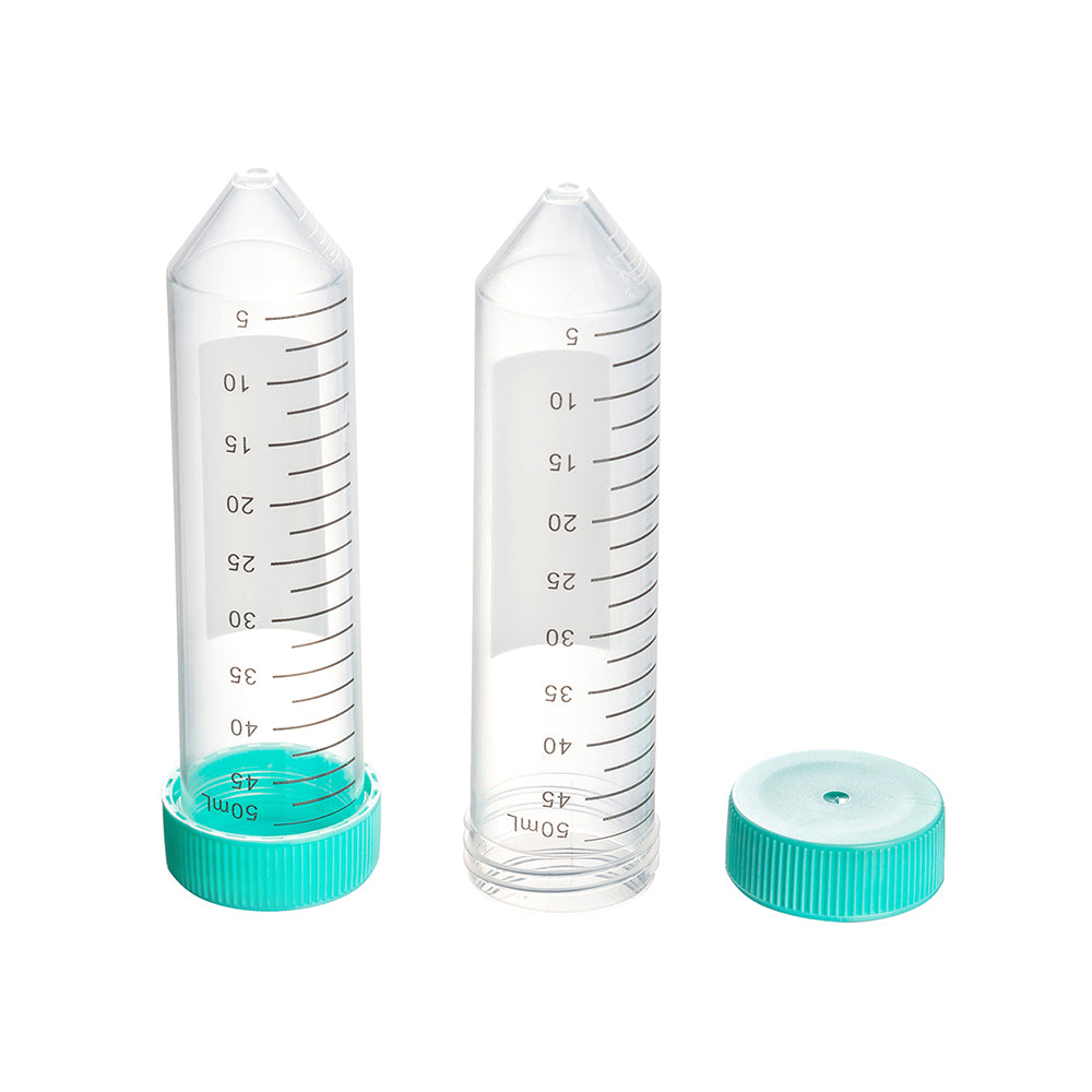 Centrifuge Tubes, 50 mL, Conical, RCF 12000xg, Flat cap, plastic rack packing, Sterile, 300piece(s)/case