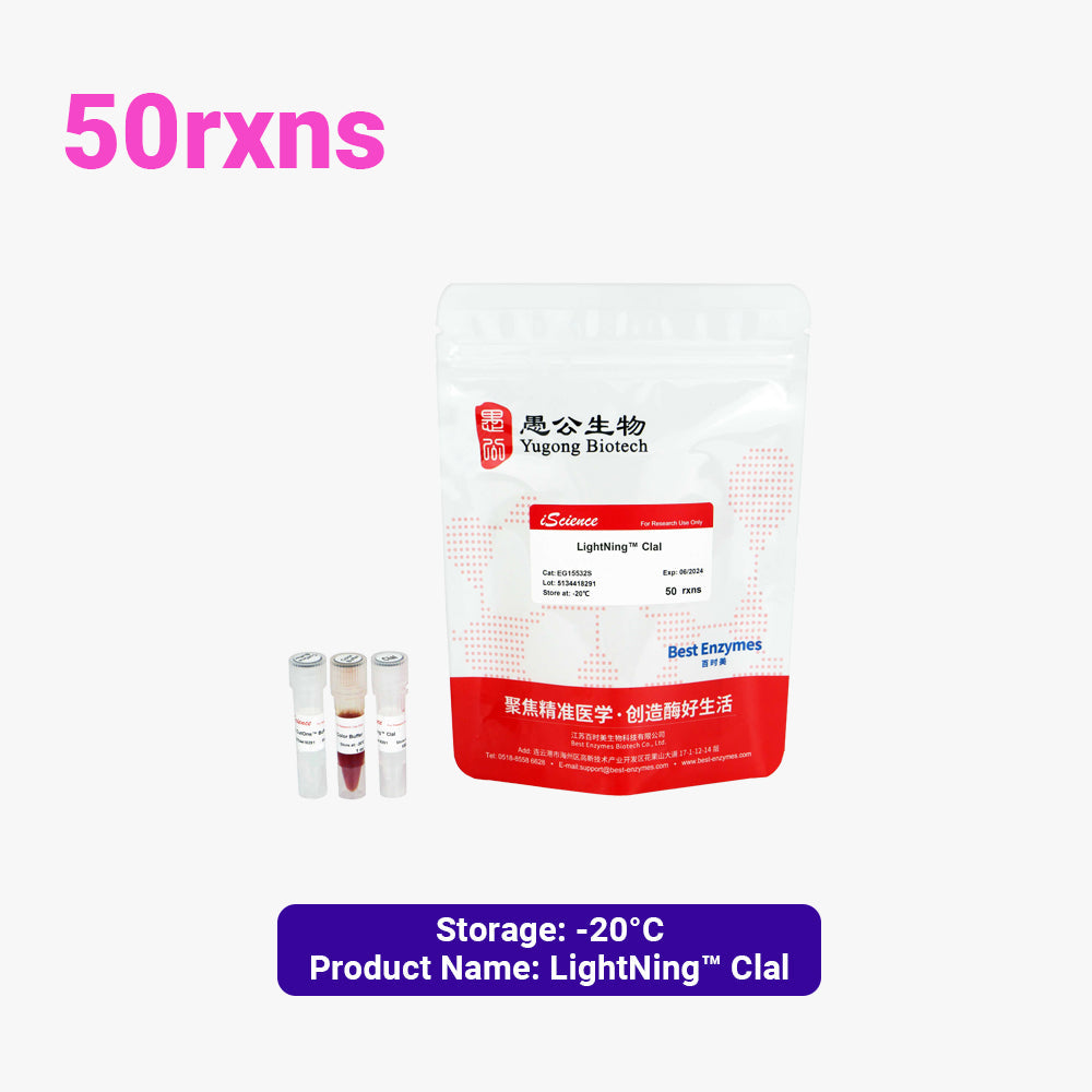 LightNing™ ClaI 限制酶，50 次反應，1 次反應/μl