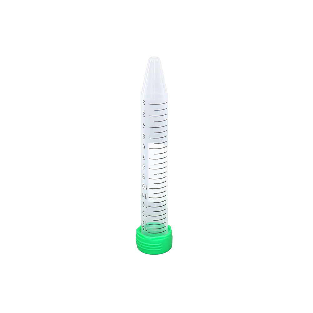 15 毫升無菌 EasyFlip™ 離心管，翻蓋，錐形底部
