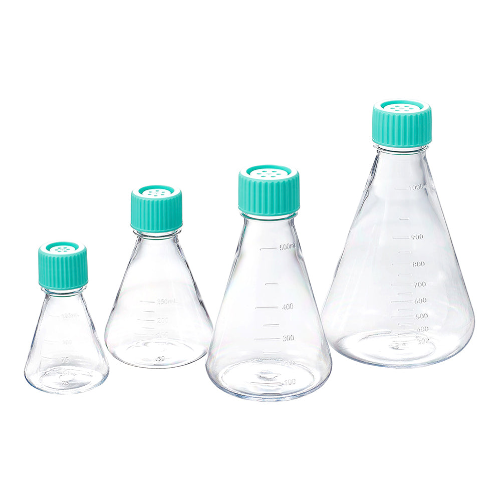 250 mL Sterile Non-Treated Erlenmeyer Flasks with Plug Seal Cap