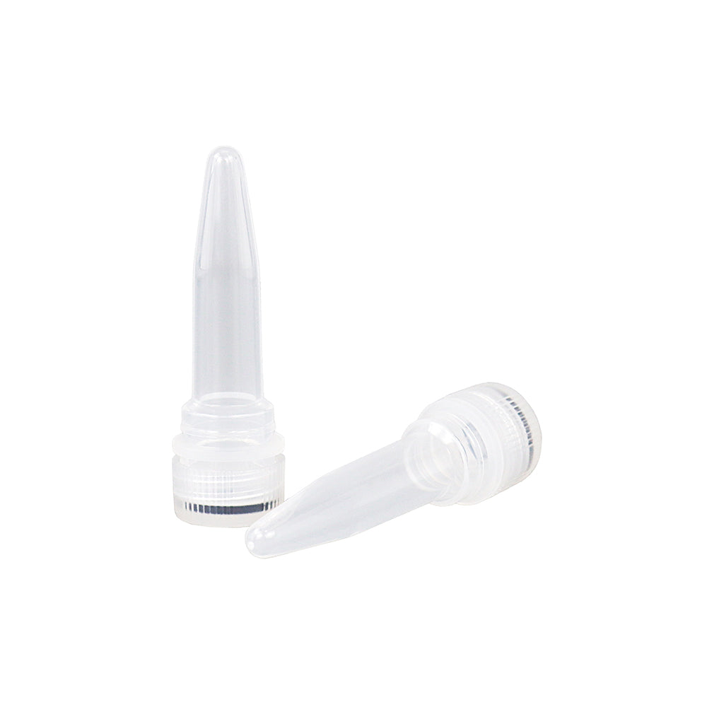 Freezing Vials, 1.5 mL, Conical, Natural, Flat cap, bag packing way, Sterile, DNAse&RNAse free, Non-Pyrogenic, 5000piece(s)/case