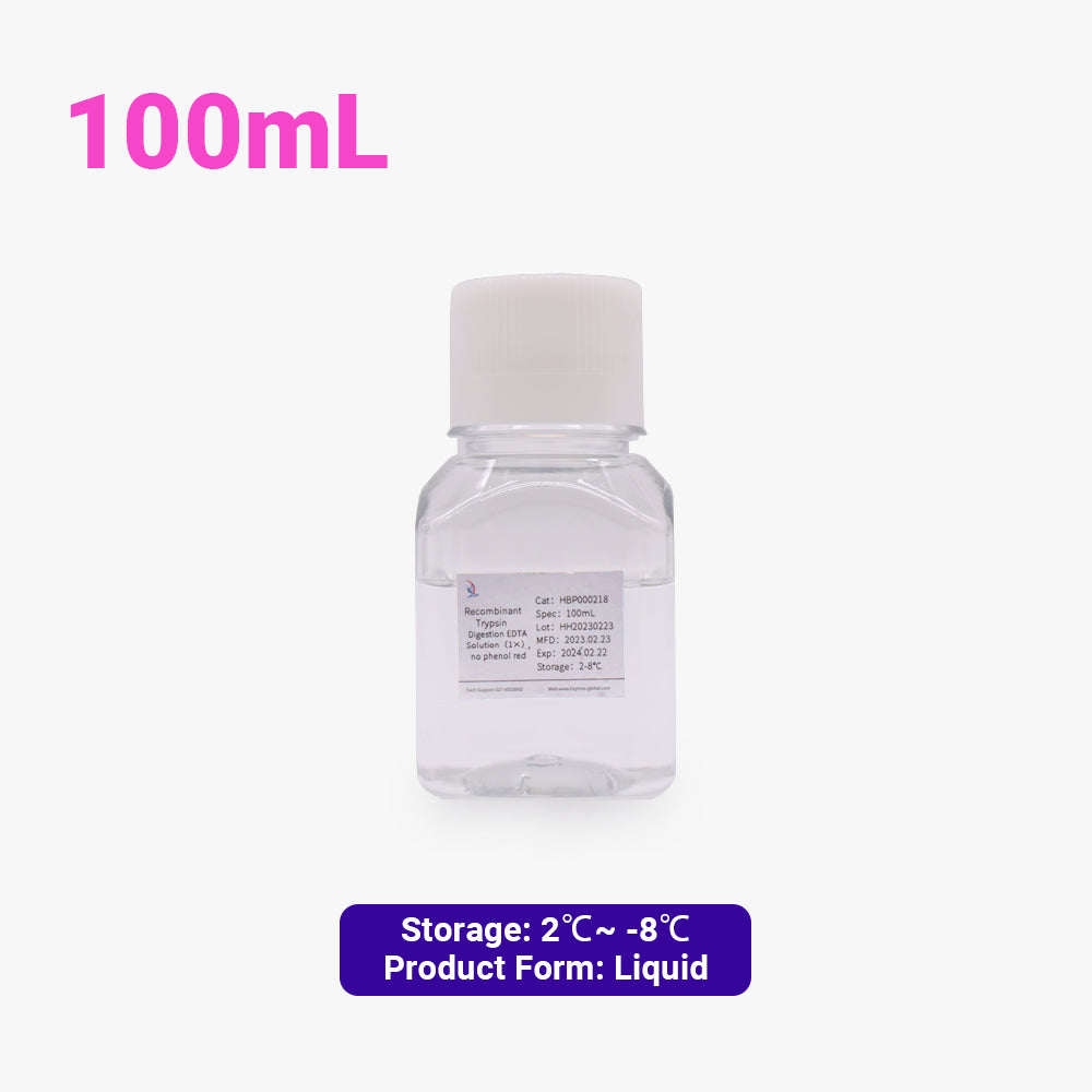 重組胰蛋白酶消化溶液 (1X)，100 mL