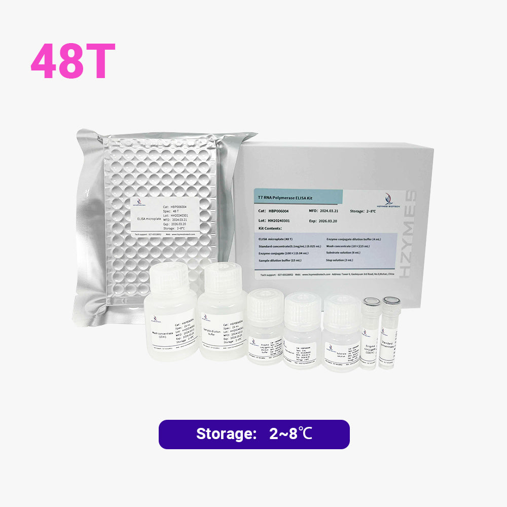 T7 RNA 聚合酶 ELISA 試劑盒，48 次測試