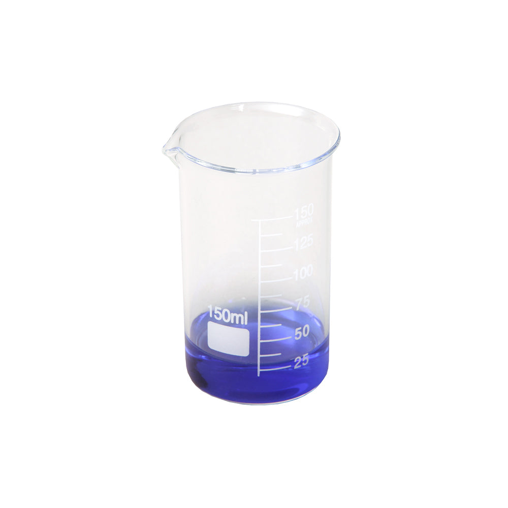 Beaker, Tall Form, Graduated with Spout, Borosilicate 3.3 Glass, 2000mL, 120mm OD×240mm H, 16 pcs/case