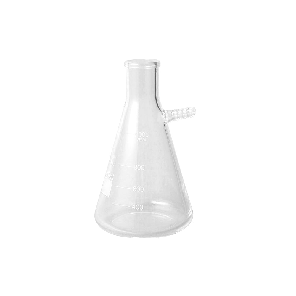 Filtering Flask, Clear Glass, Top Tubulature, Borosilicate 3.3/Neutral Glass, 20000mL, Bottle OD 365mm, H 510mm, 1 pc/case