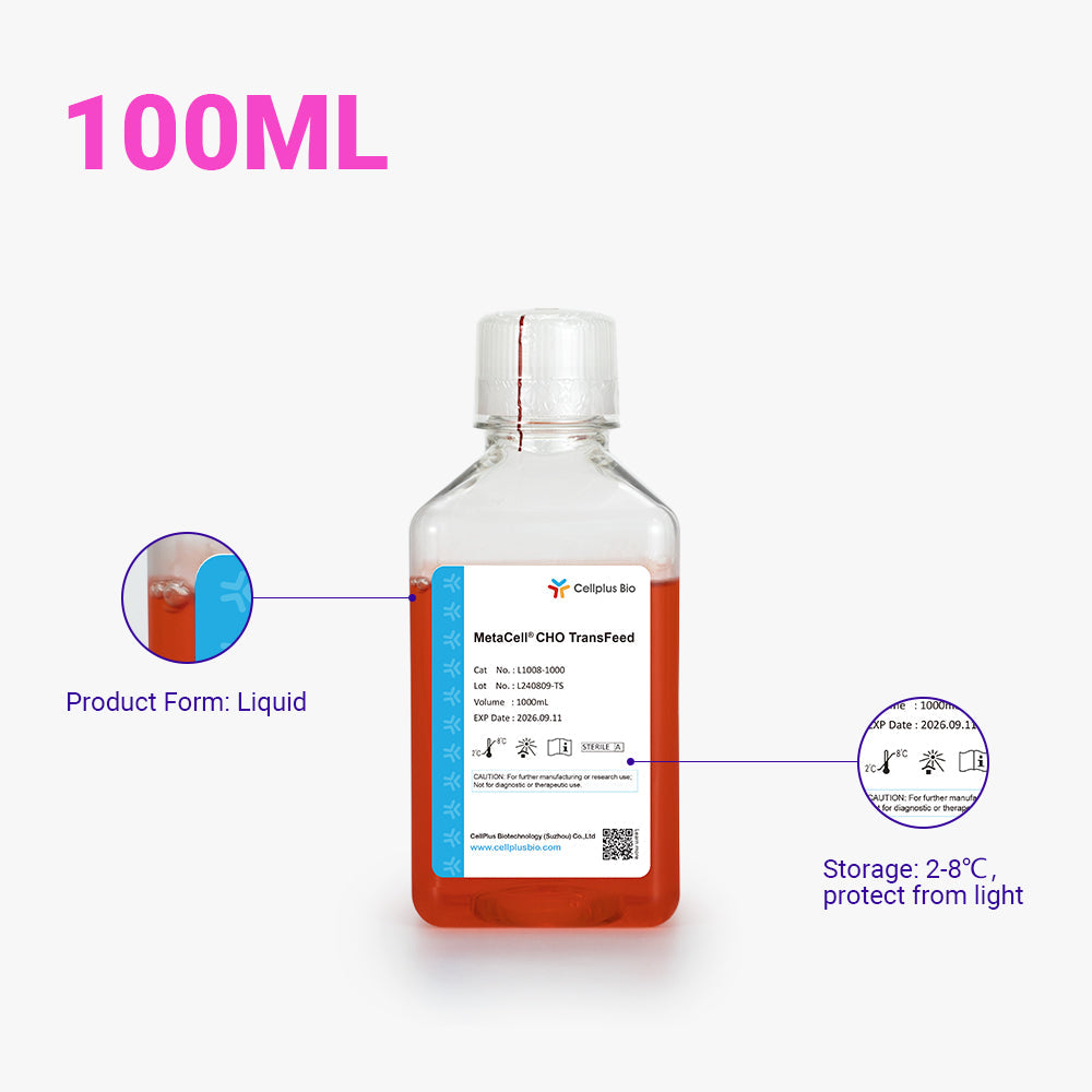 MetaCell®CHO TransFeed，100ml 液體