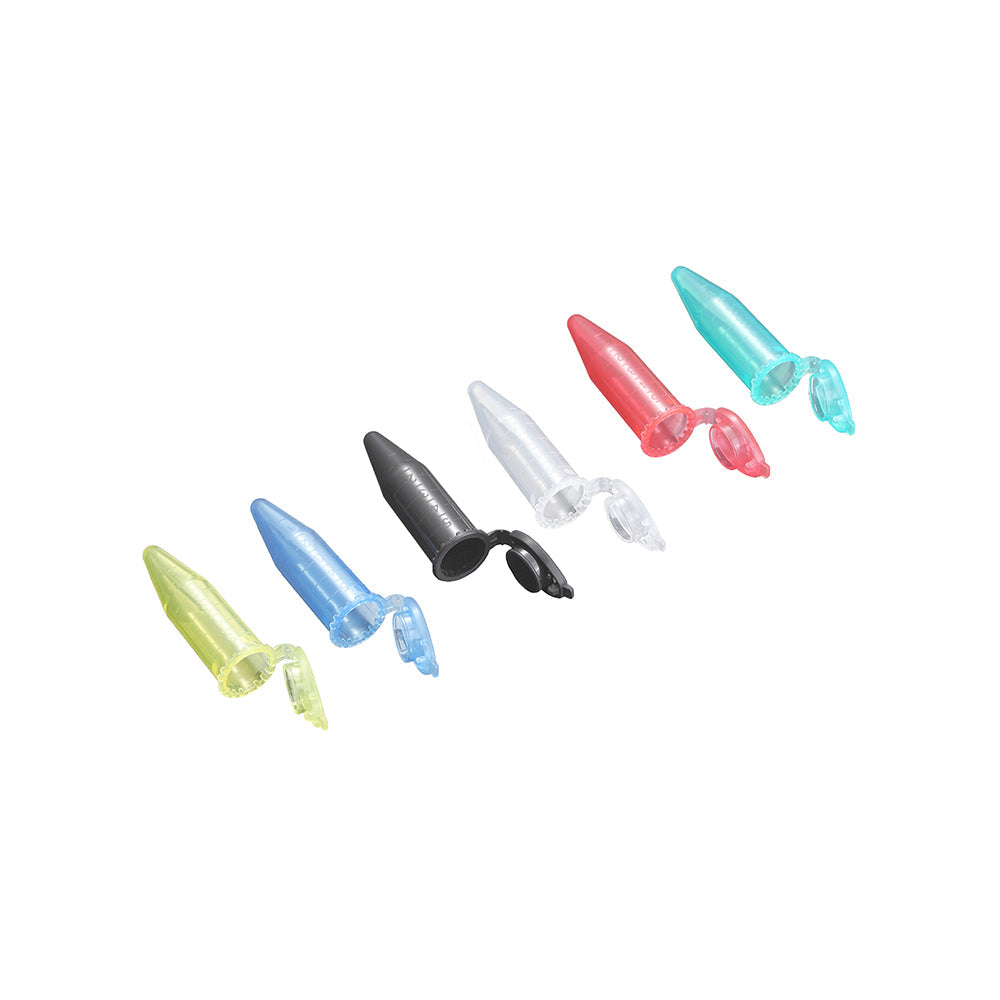 Lid  Lock Micro centrifuge Tubes, 0.5 mL, Black Color, Conical, non-Sterile, DNAse&RNAse Free, 8000piece(s)/case