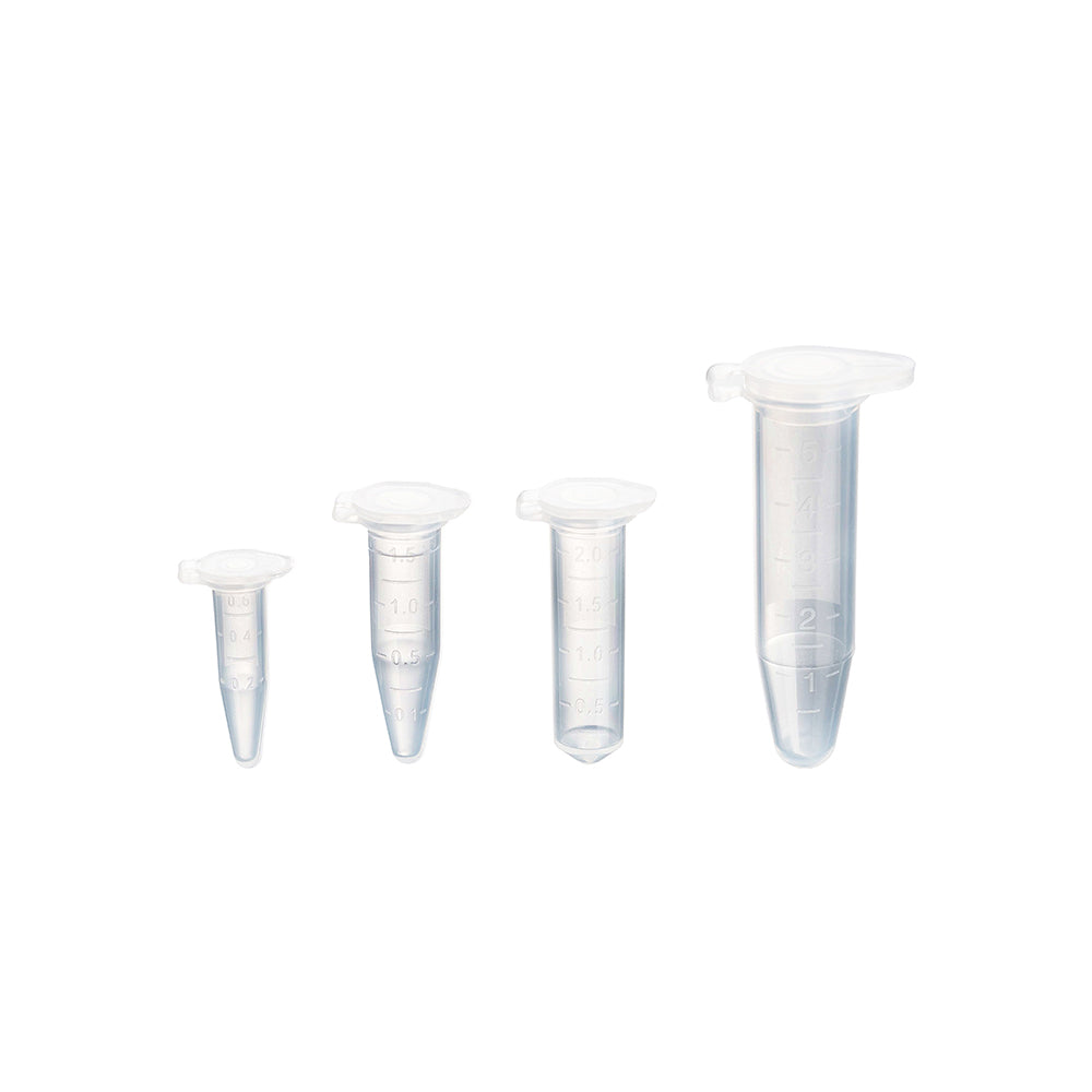 微型離心管，5.0 毫升，天然色，錐形，無 DNAse&amp;RNAse，無熱原，非無菌，1800 個/箱