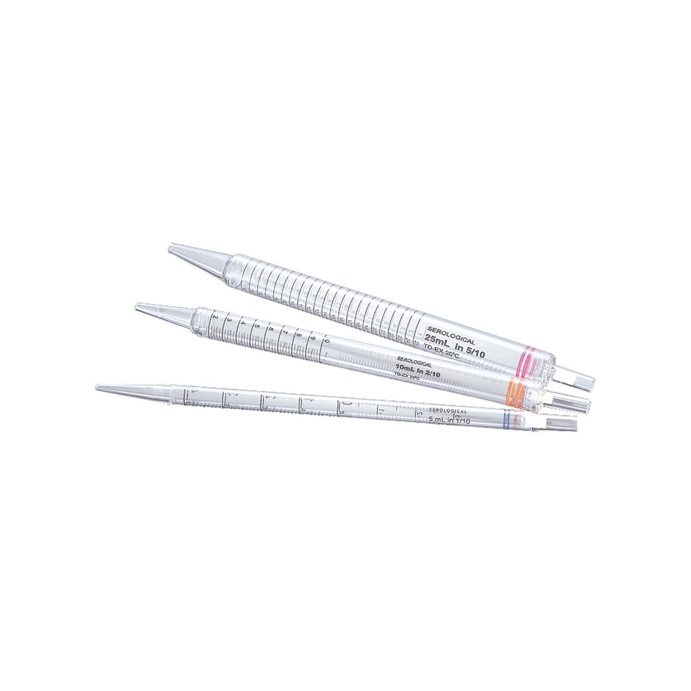 Mini™ 血清移液器，10 mL，刻度 2/10 mL，橘色代碼，紙/塑膠單獨包裝，無菌，150 件/箱