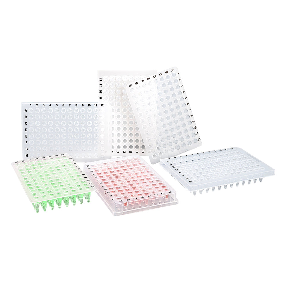 PCR 板，0.2 mL，96 孔，全裙邊，白色，100 個/箱