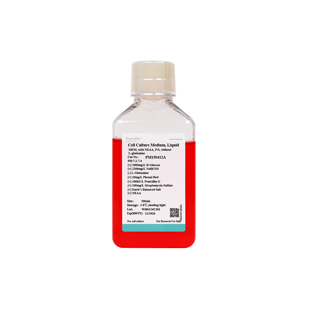 MEM, with NEAA, P/S, without L-glutamine, 500mL