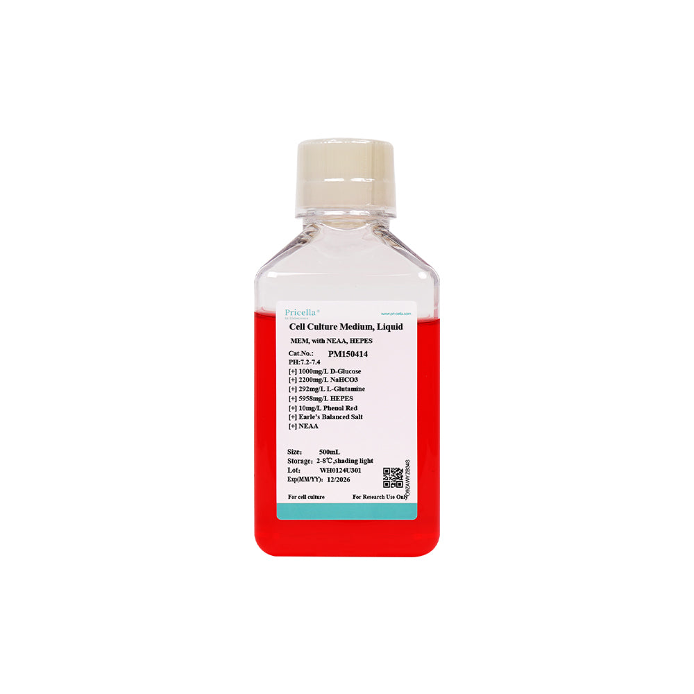 MEM, with NEAA, HEPES, 500mL