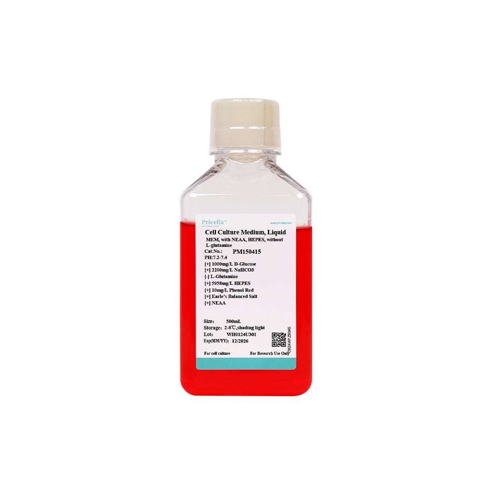 MEM, with NEAA, HEPES, without L-glutamine, 500mL