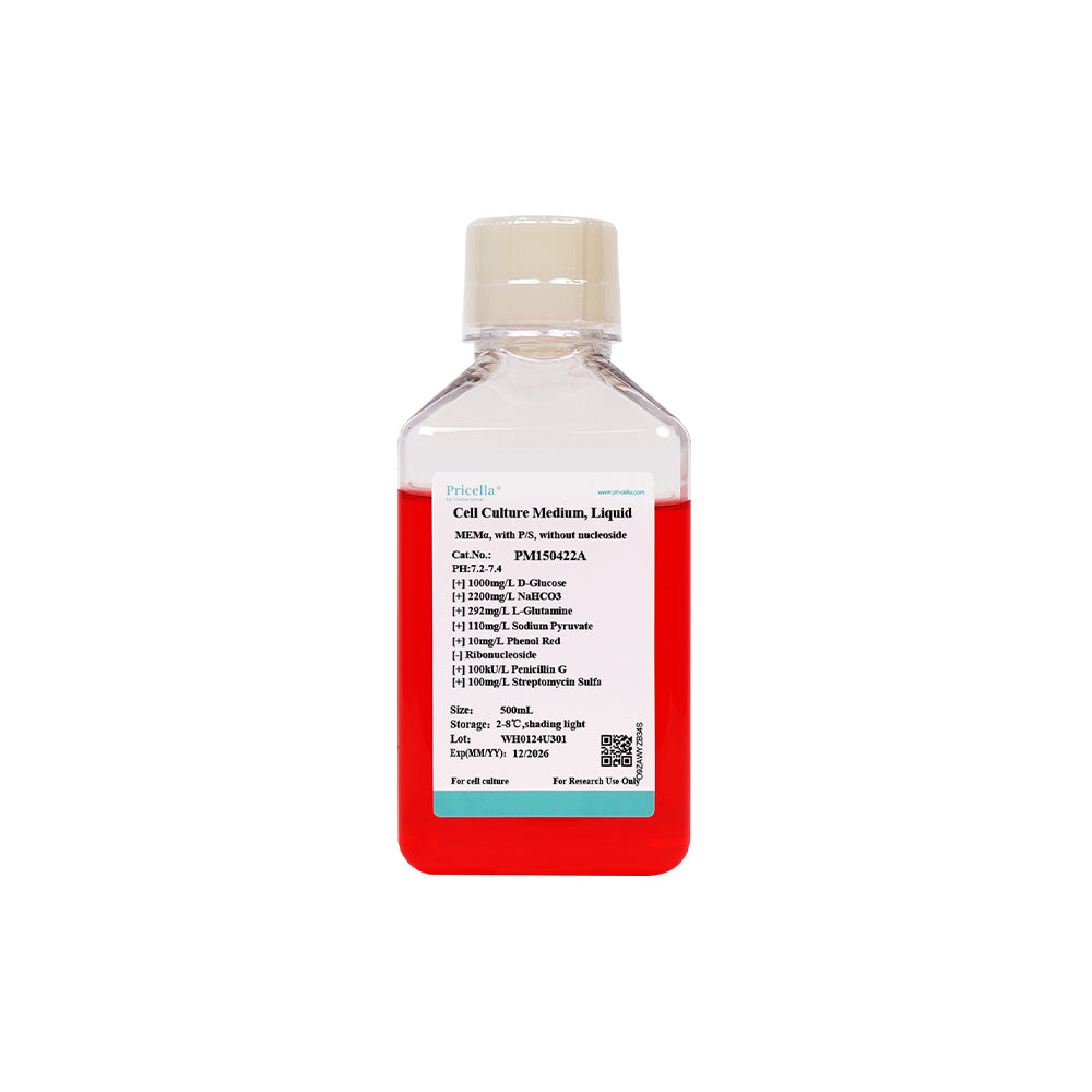 MEMα, with P/S, without nucleoside, 500mL