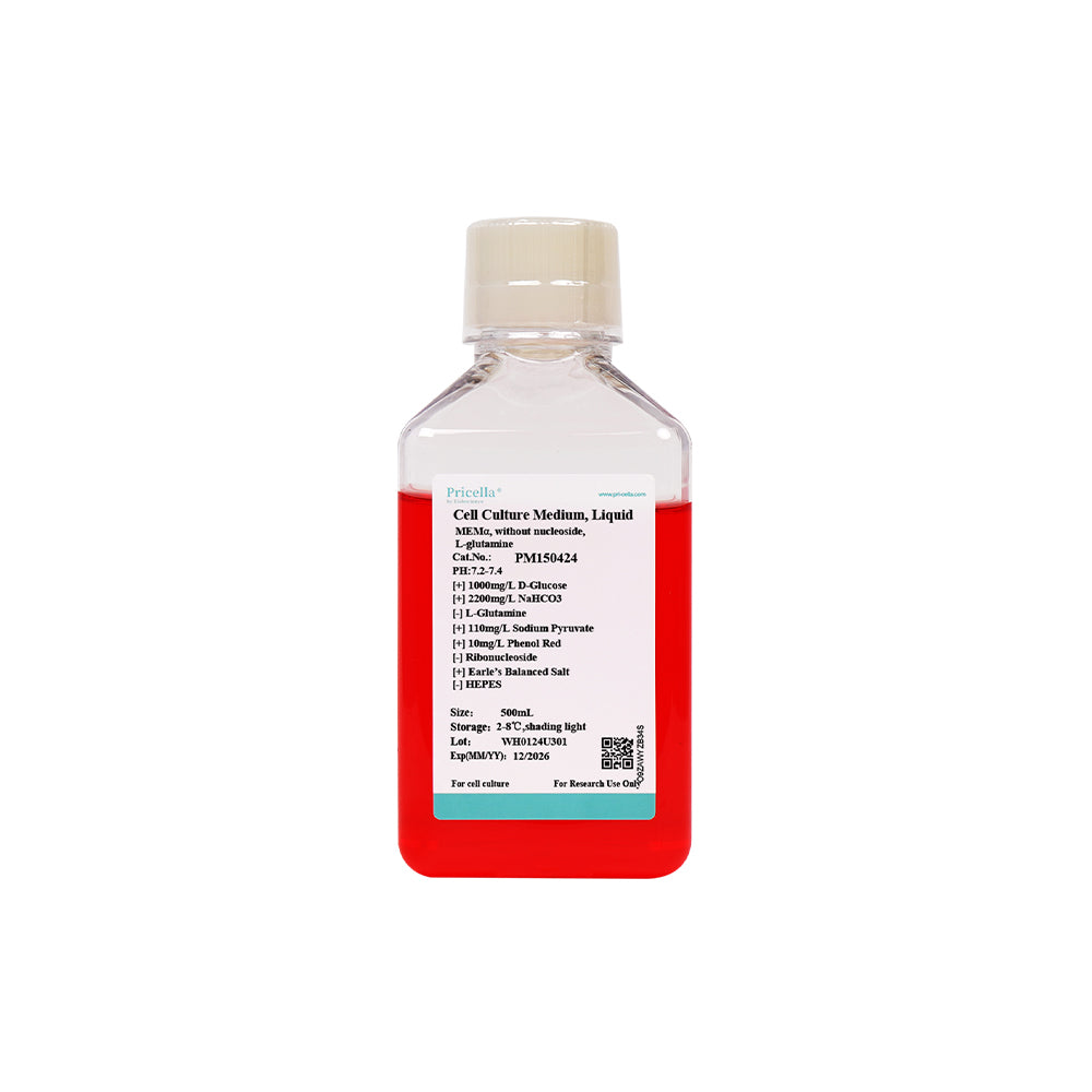 MEMα, without nucleoside, L-glutamine, 500mL