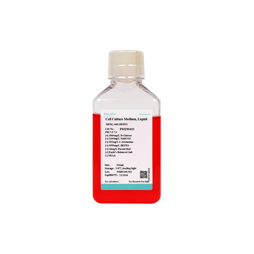 MEM, with HEPES, 500mL