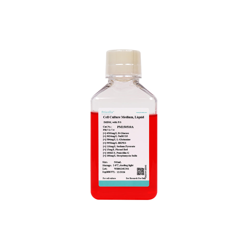 IMDM，帶P/S，500mL