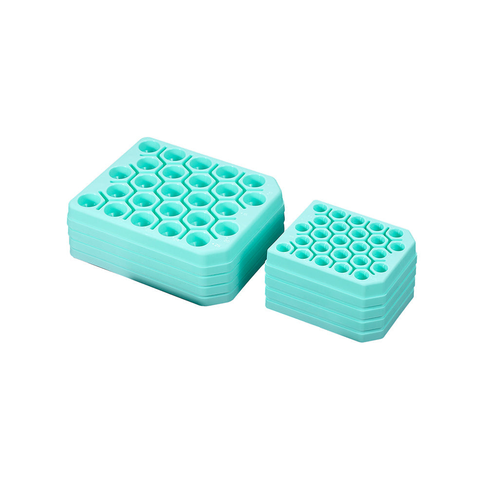 Plastic Centrifuge Tube Racks, 50 mL, Light green, Sterile, 50piece(s)/case