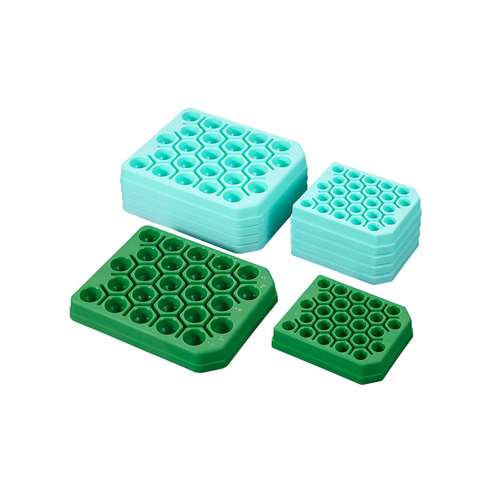Plastic Centrifuge Tube Racks, 15 mL, deep green, non-Sterile, 50piece(s)/case