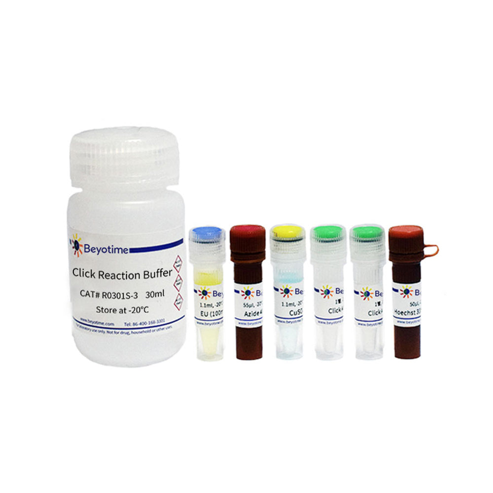 BeyoClick™ EU RNA 合成試劑盒（含 Alexa Fluor 488，50-500T）
