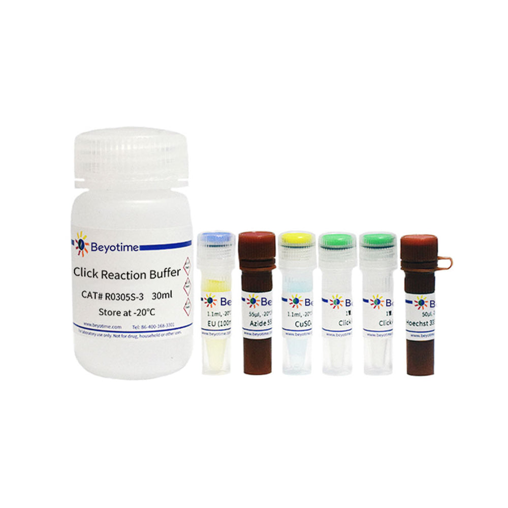 BeyoClick™ EU RNA 合成試劑盒（含 Alexa Fluor 555，50-500T）