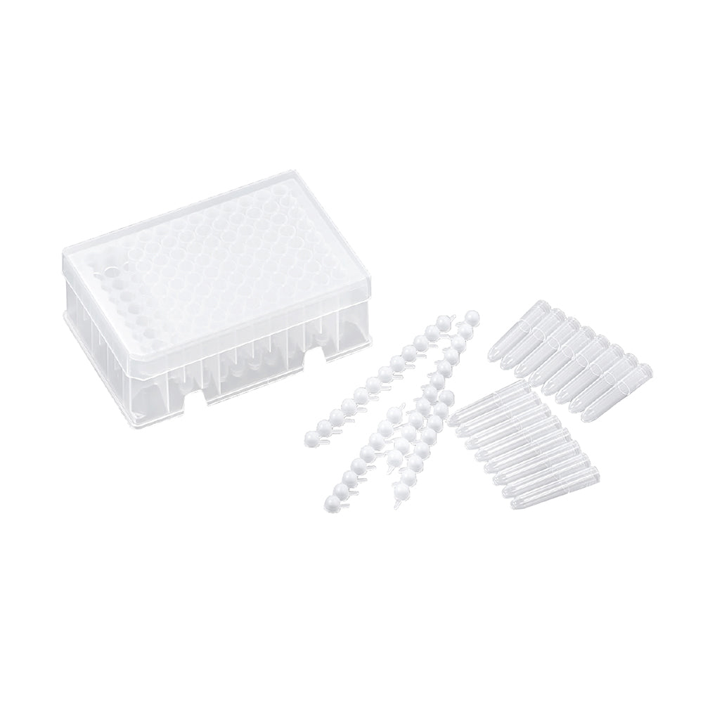 Sample Library Tubes, 1.2 mL, Sample Library tube(8Pcs/strip), Natural Color, Conical, No cap, non-Sterile, plastic rack packing, 1200piece(s)/case