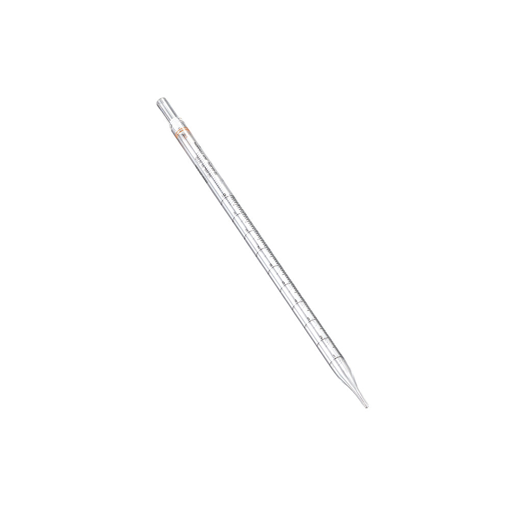 10mL 無菌 CellSafe™ 血清移液器，附 1/10 mL 刻度和拉長口，橘色
