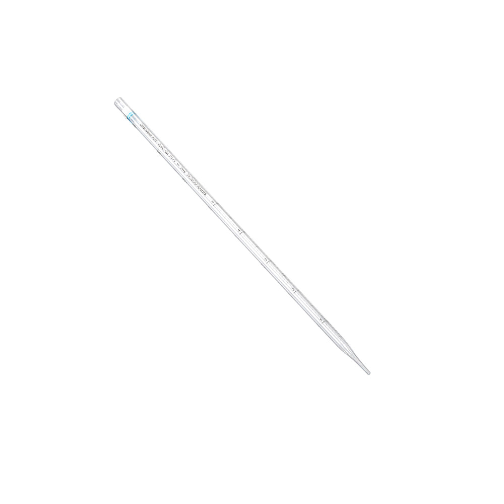 Sterile Single-Use Serological Pipets, 5.0 mL with 1/10 mL Graduations, Blue Color Code, Individually Vacuum-packed in Bag(Paper/Plastic with internal sleeves)