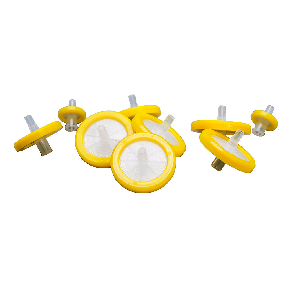 Syringe Driven Filters, 0.22 μm, 13 mm, MCE membrane, Yellow, non-Sterile, 1000piece(s)/case