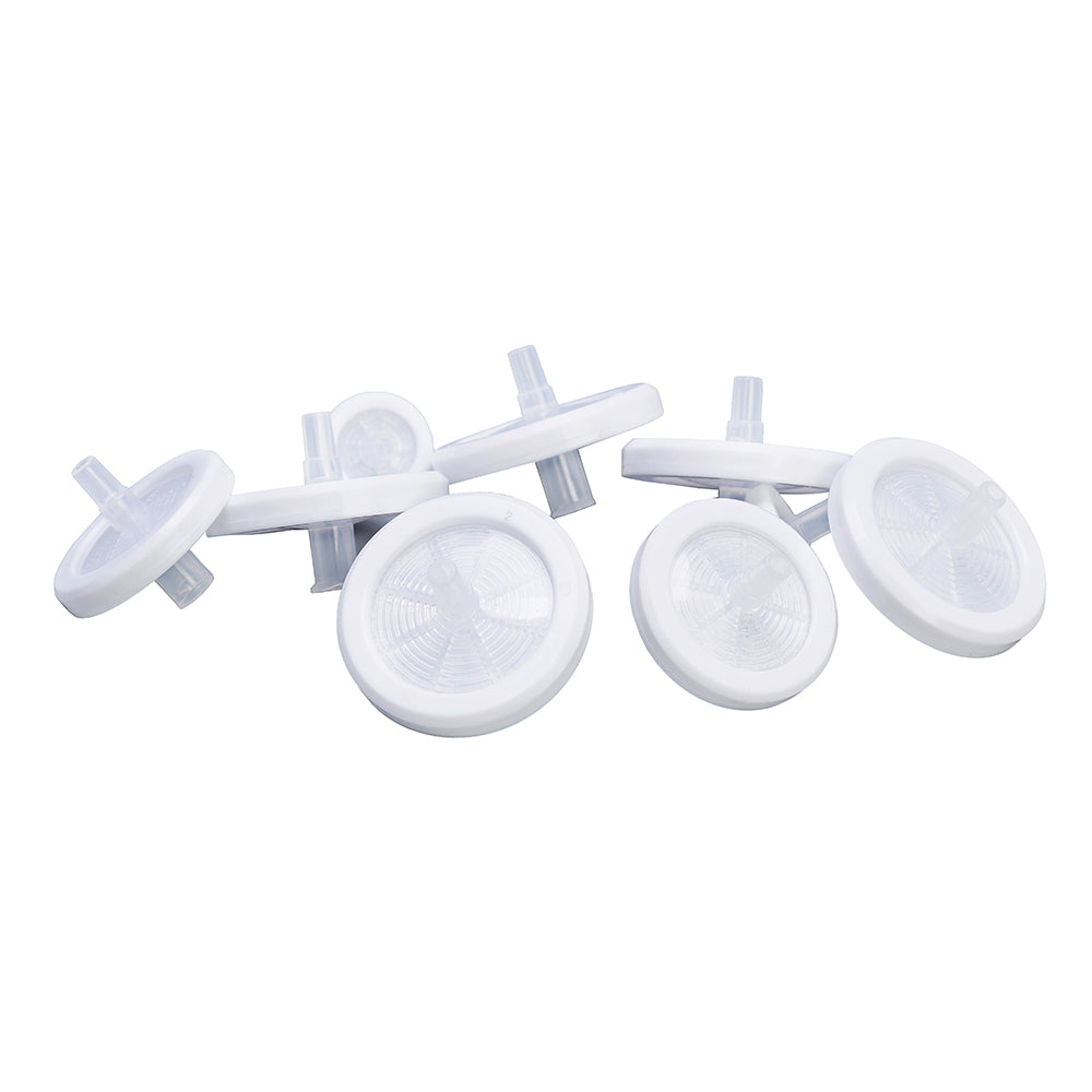注射器驅動過濾器，0.22 μm，13 mm，PTFE 膜，白色，非無菌，1000 件/箱