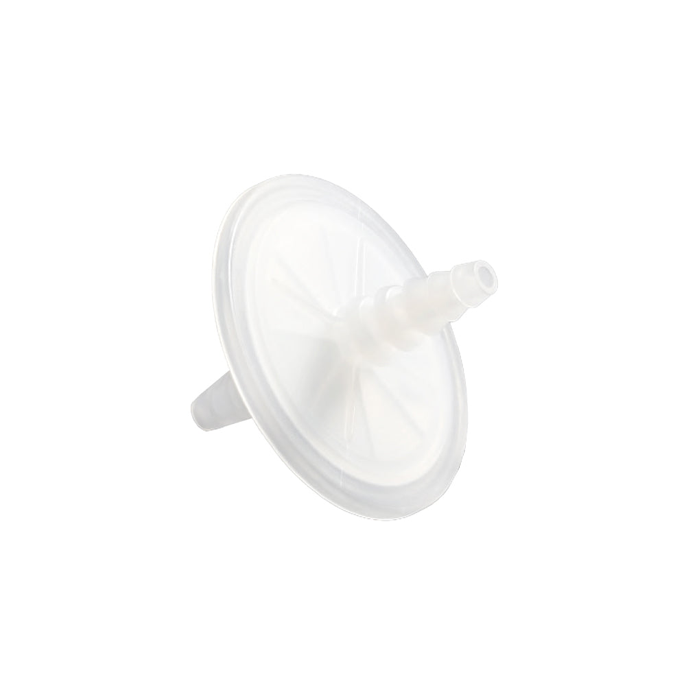 Syringe Filters, 50 mm, PTFE, 0.45 µm, 50 mm, Natural Color, non-Sterile, Hose Barb/Thread type, 150piece(s)/case