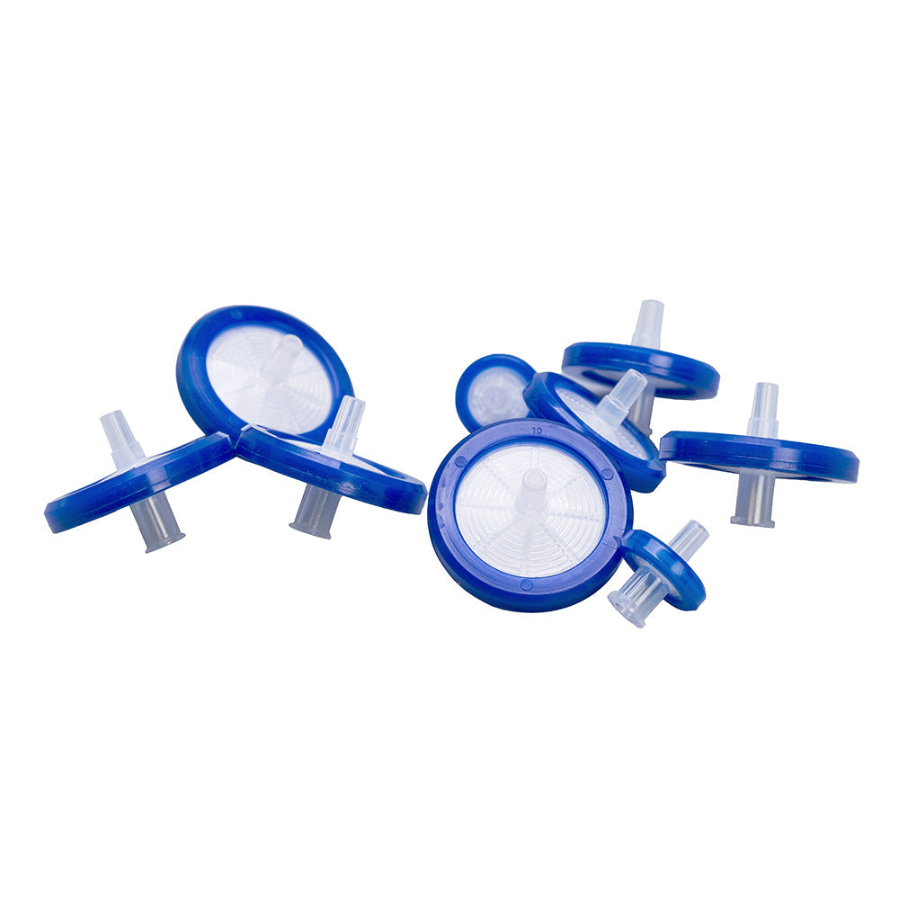 Syringe Driven Filters, 0.45 μm, 25 mm, SFCA membrane, Deep Blue, Sterile, 360piece(s)/case